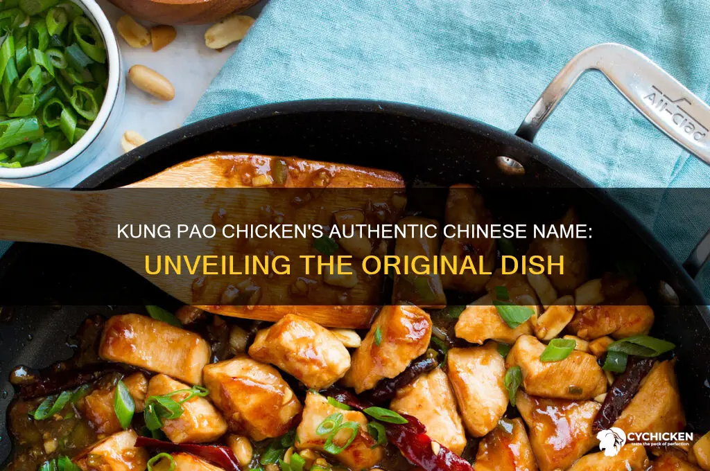 what is kung pao chicken called in china