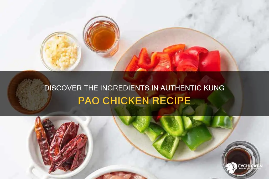 what is kung pao chicken made out of