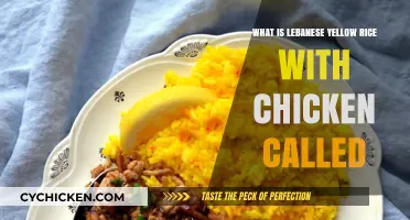 Discover Lebanese Yellow Rice with Chicken: The Dish's Authentic Name
