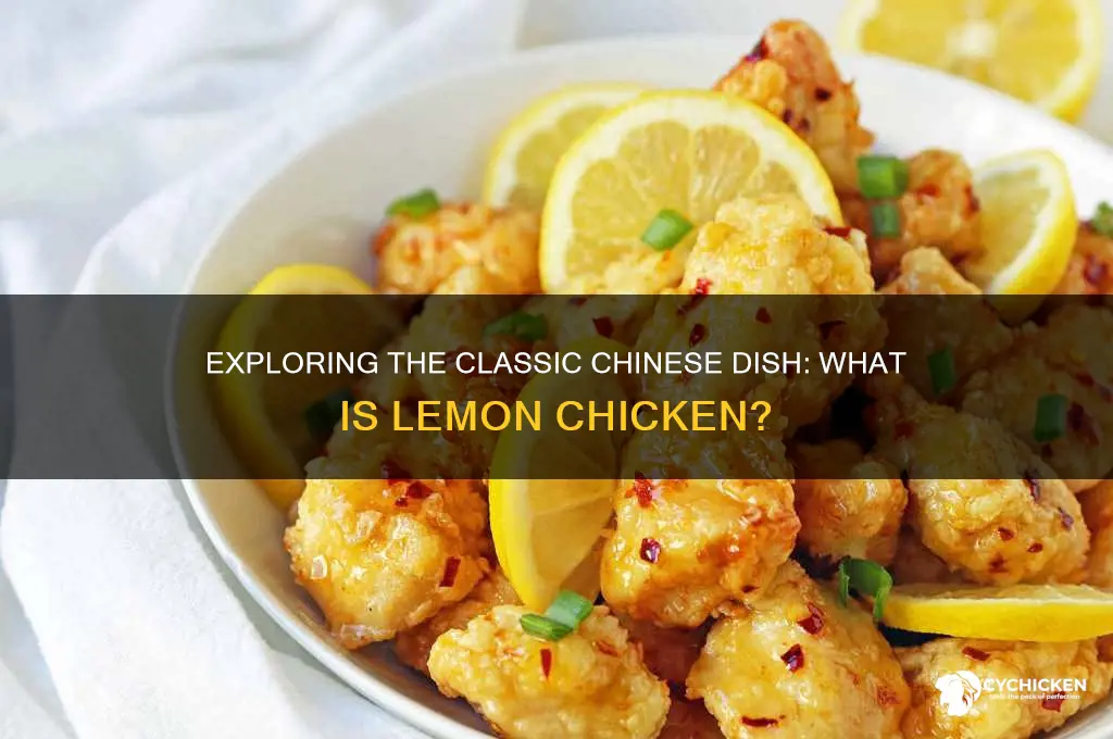 what is lemon chicken at a chinese restaurant