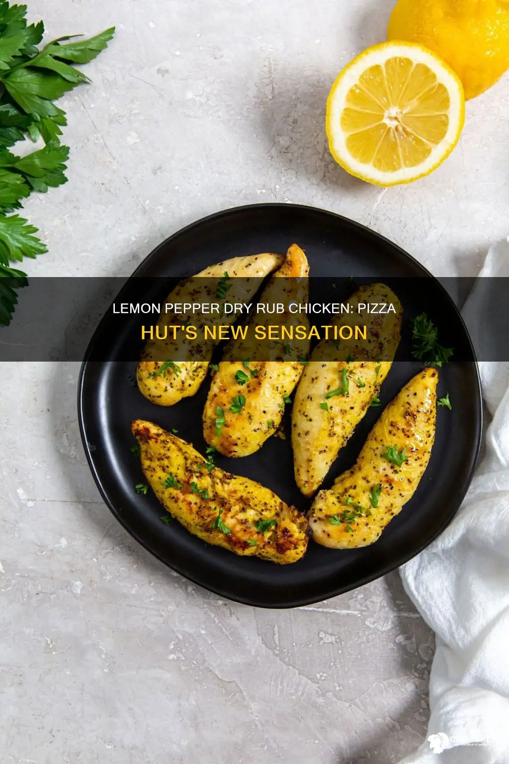 what is lemon pepper dry rub chicken from pizzahut