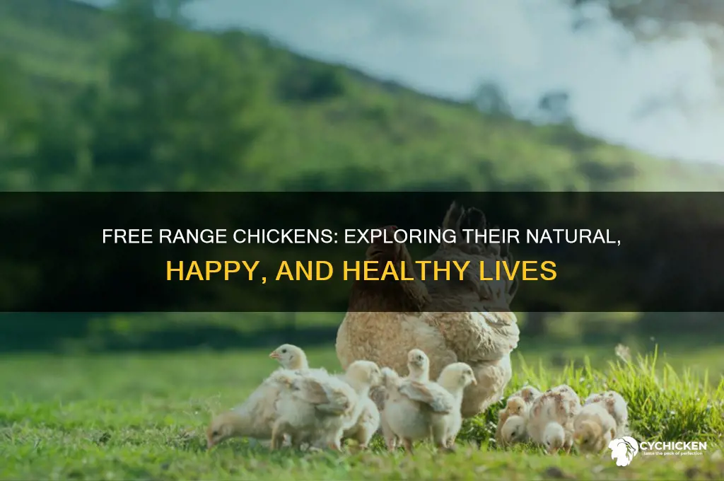 what is life like for free range chicken