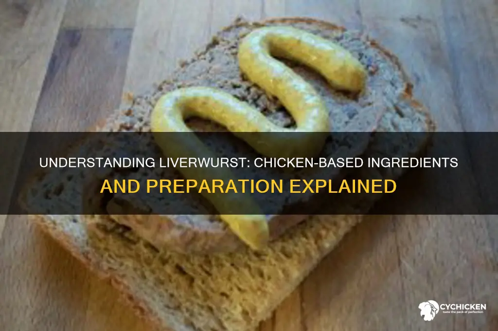 what is liverworst made out of chicken