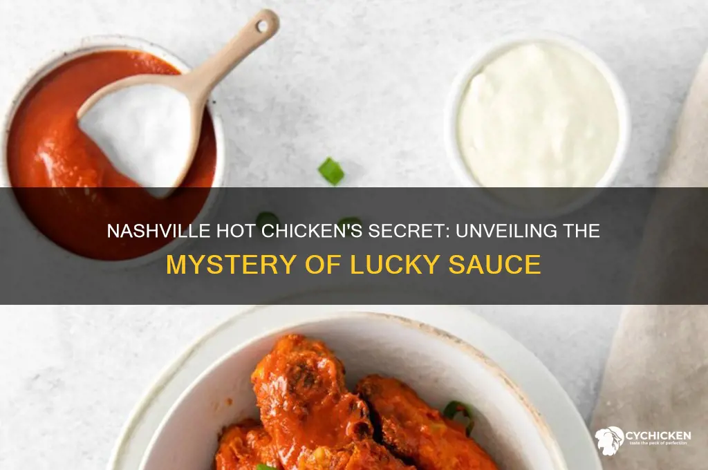 what is lucky sauce nashville hot chicken