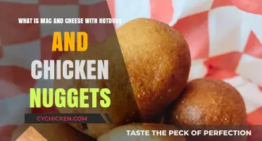 Mac and Cheese with Hotdogs and Chicken Nuggets: A Comfort Food Fusion