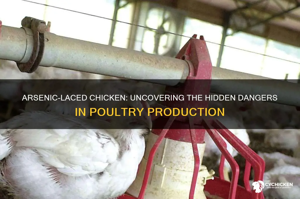 what is meant by arsenic laced chicken