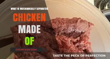 What's in Mechanically Separated Chicken? Ingredients and Process Explained