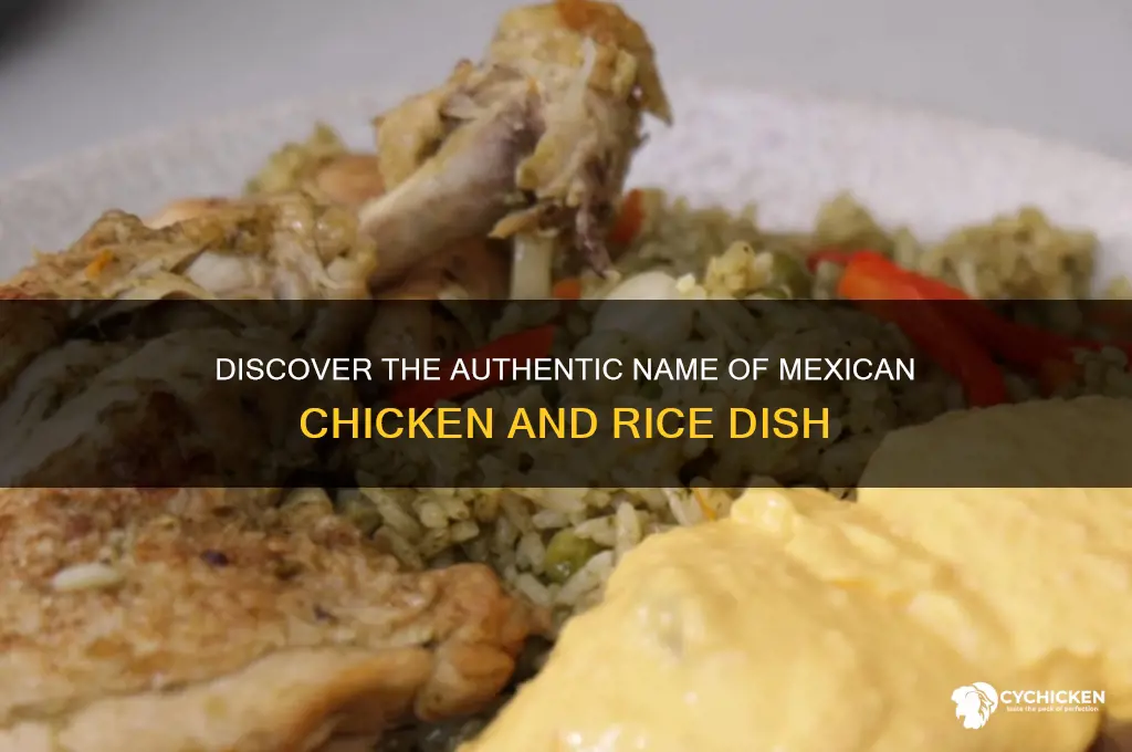 what is mexican chicken and rice called