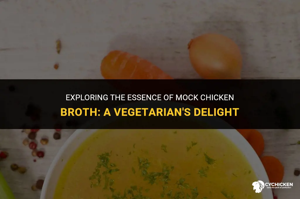 what is mock chicken broth
