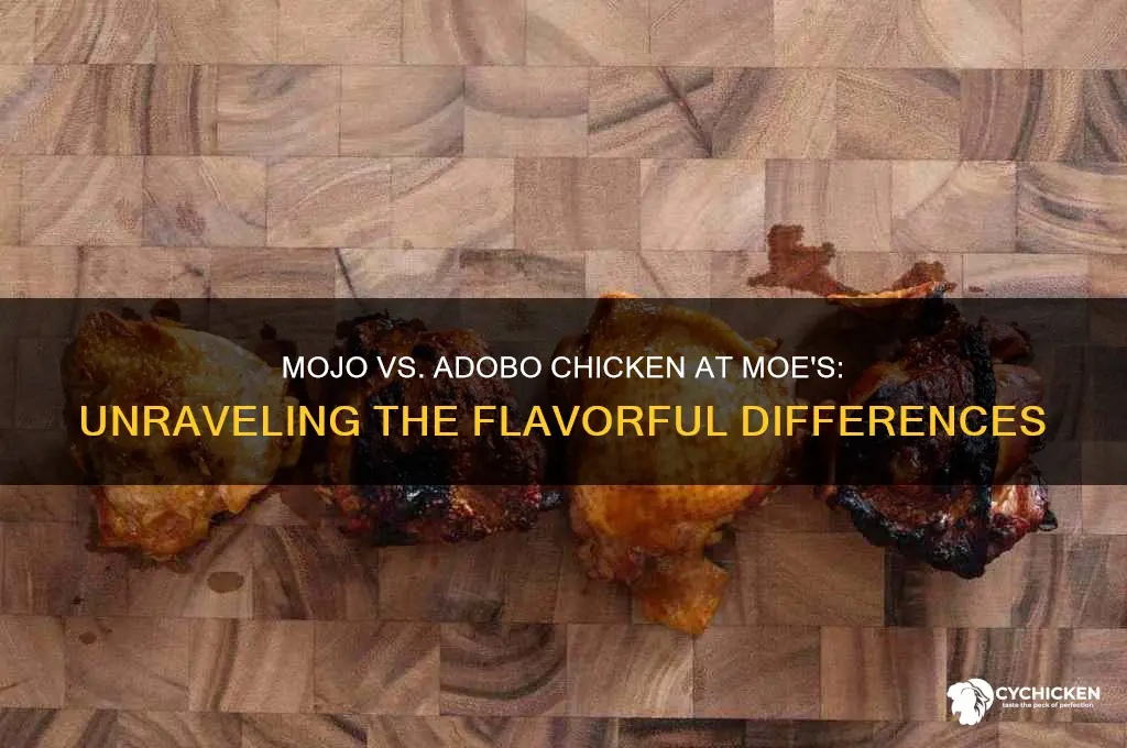 what is mojo chicken vs adobo chicken moes