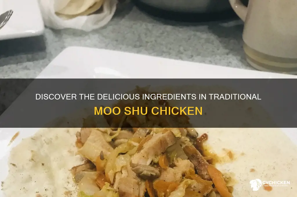 what is moo shu chicken made of