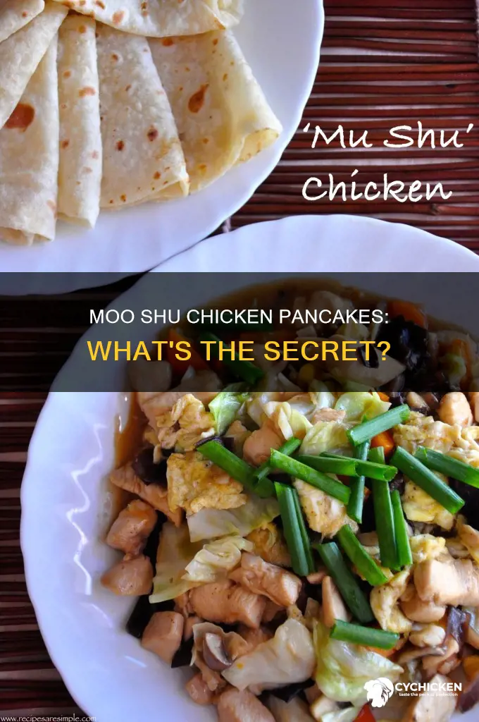 what is moo shu chicken with pancakes made of