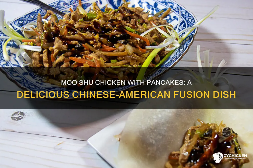what is moo shu chicken with pancakes