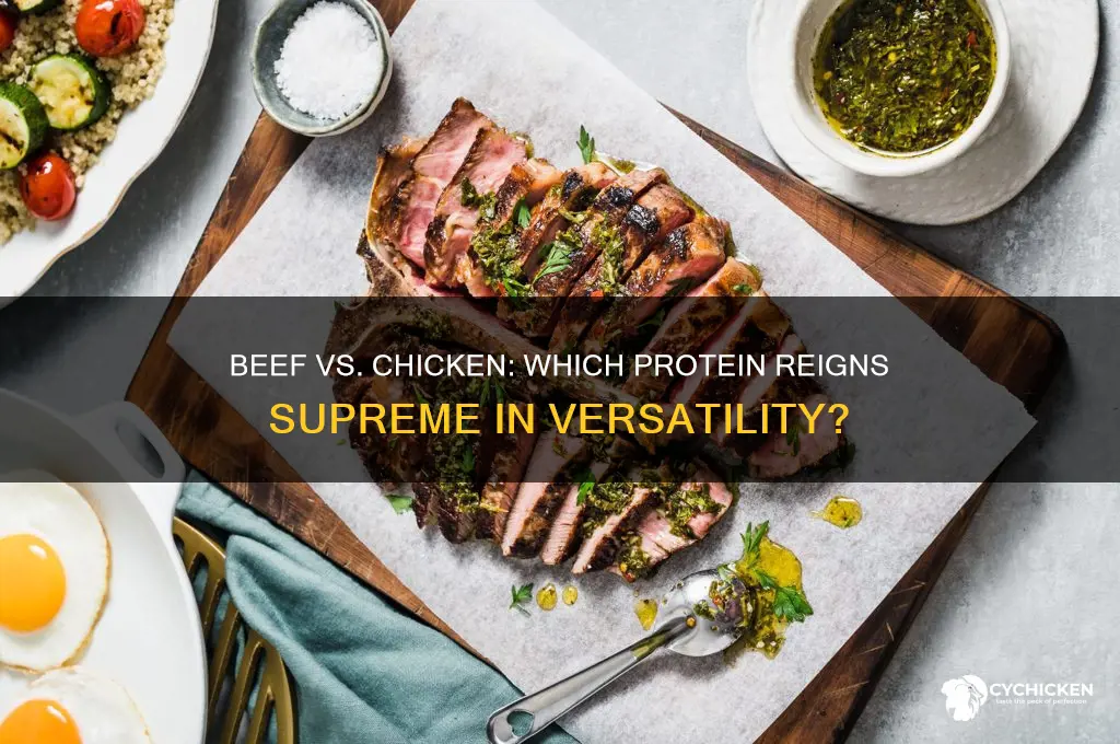 what is more versatile beef or chicken