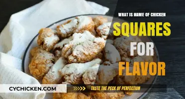 Discover the Flavorful Name of Chicken Squares: A Tasty Guide