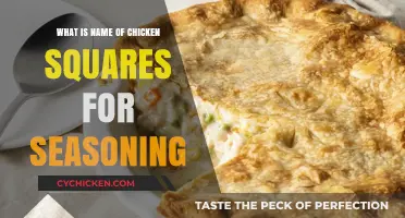 Discover the Perfect Seasoning Name for Chicken Squares