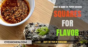 Paper Chicken Squares: Flavor-Enhancing Magic