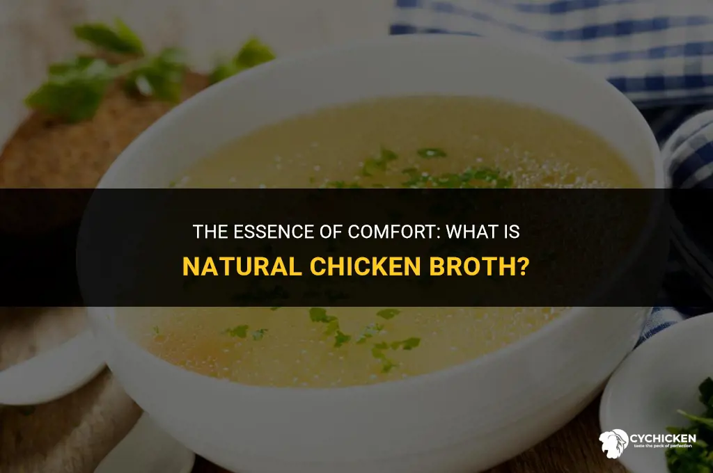 what is natural chicken broth