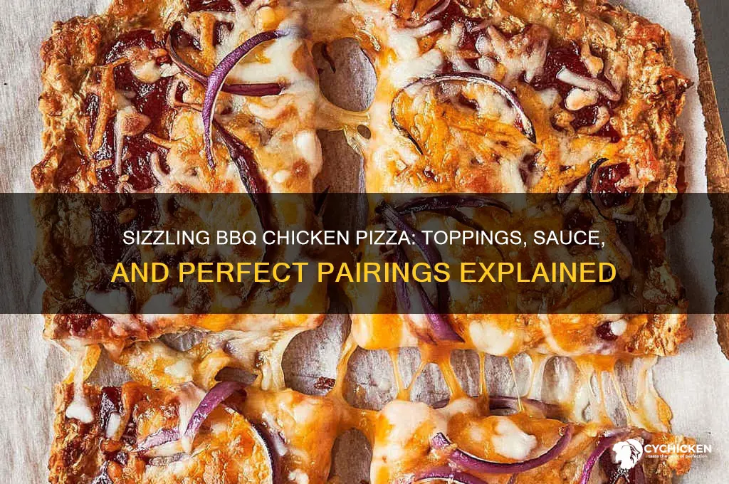 what is on a barbeque chicken pizza