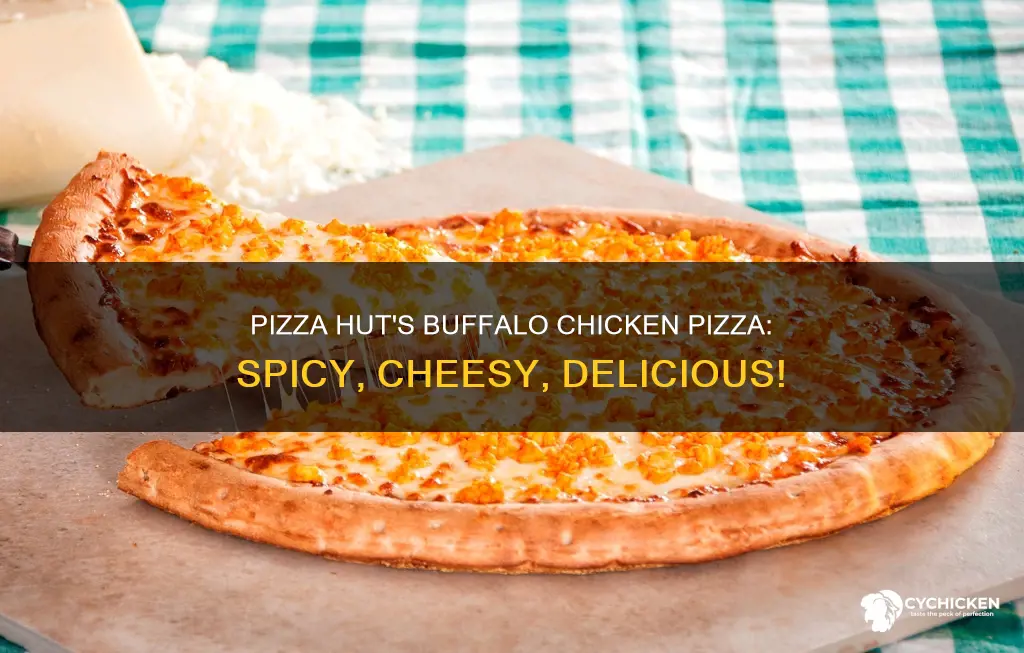 what is on a buffalo chicken pizza pizza hut