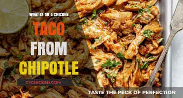 Chipotle Chicken Taco Ingredients: A Detailed Breakdown of Toppings and Fillings