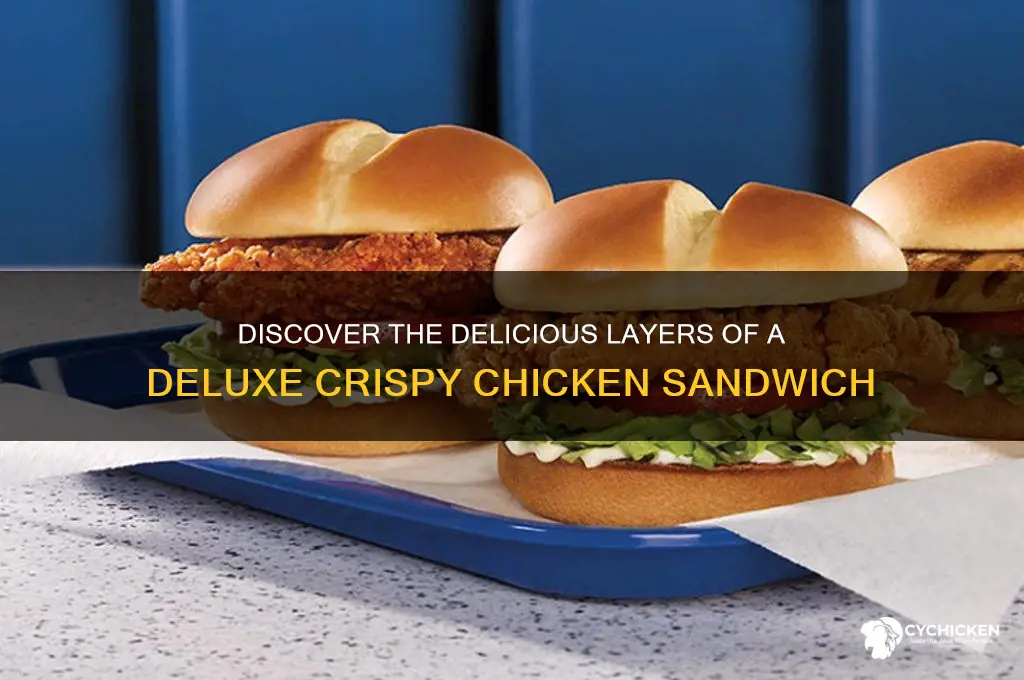 what is on a deluxe crispy chicken sandwich