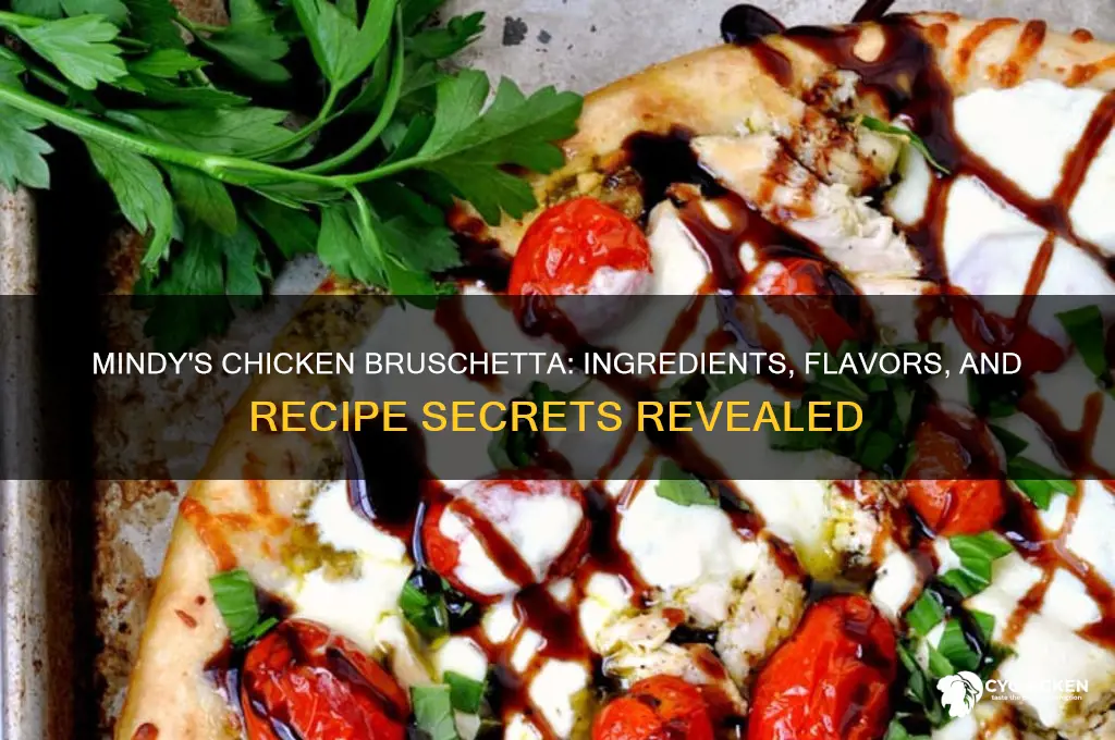 what is on a mindys chicken bruschetta