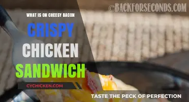 Cheesy Bacon Crispy Chicken Sandwich: Ingredients, Flavors, and Indulgent Appeal