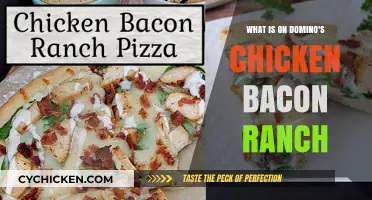 Discover Domino's Chicken Bacon Ranch Pizza Ingredients and Flavors
