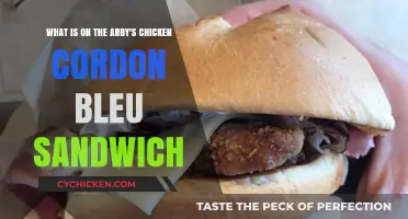 Arby's Chicken Cordon Bleu Sandwich: Ingredients, Flavors, and Review