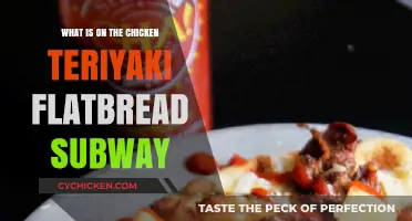 Subway's Chicken Teriyaki Flatbread: Ingredients, Flavors, and What's Inside