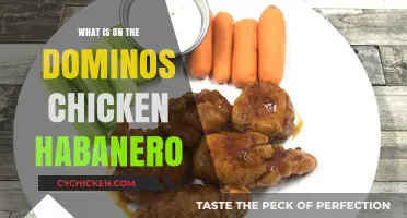 Discover the Fiery Flavors on Domino's Chicken Habanero Pizza