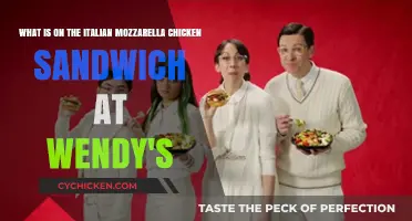 Wendy's Italian Mozzarella Chicken Sandwich Ingredients Explained