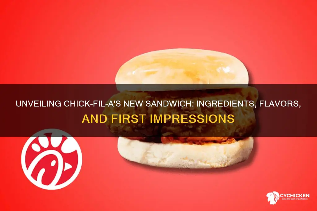 what is on the new chick-fil-a sandwich