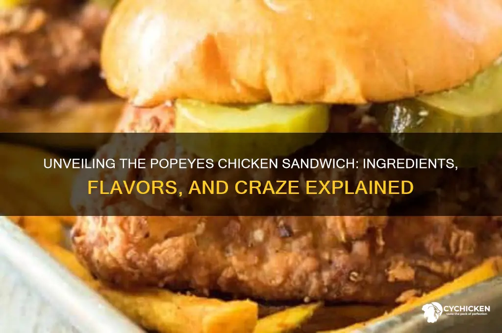 what is on the popeyes chicken s
