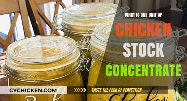 Understanding Chicken Stock Concentrate: One Unit Explained Simply