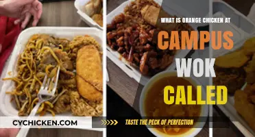 Campus Wok's Orange Chicken: Unveiling the Menu Name Mystery