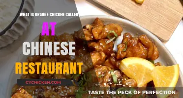 What is Orange Chicken Called in Authentic Chinese Cuisine?