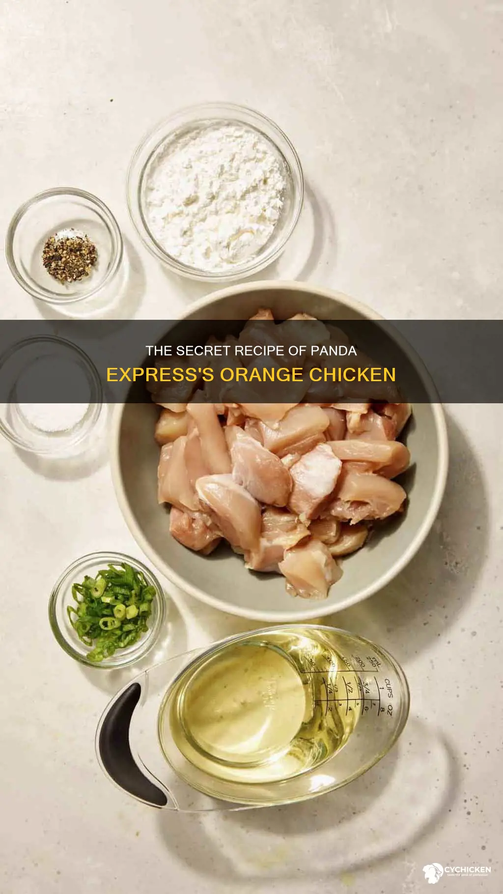 what is orange chicken made of at panda express