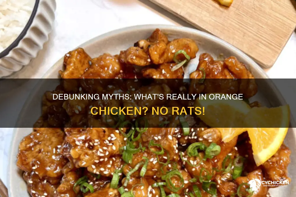 what is orange chicken made of rat
