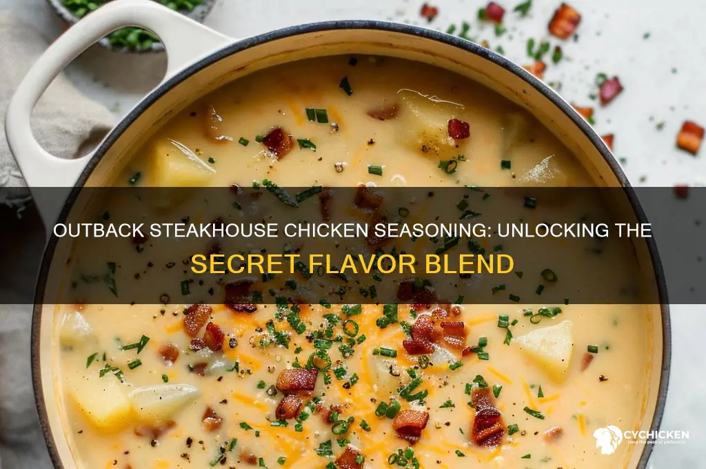 what is outback steakhouse chicken seasoned with