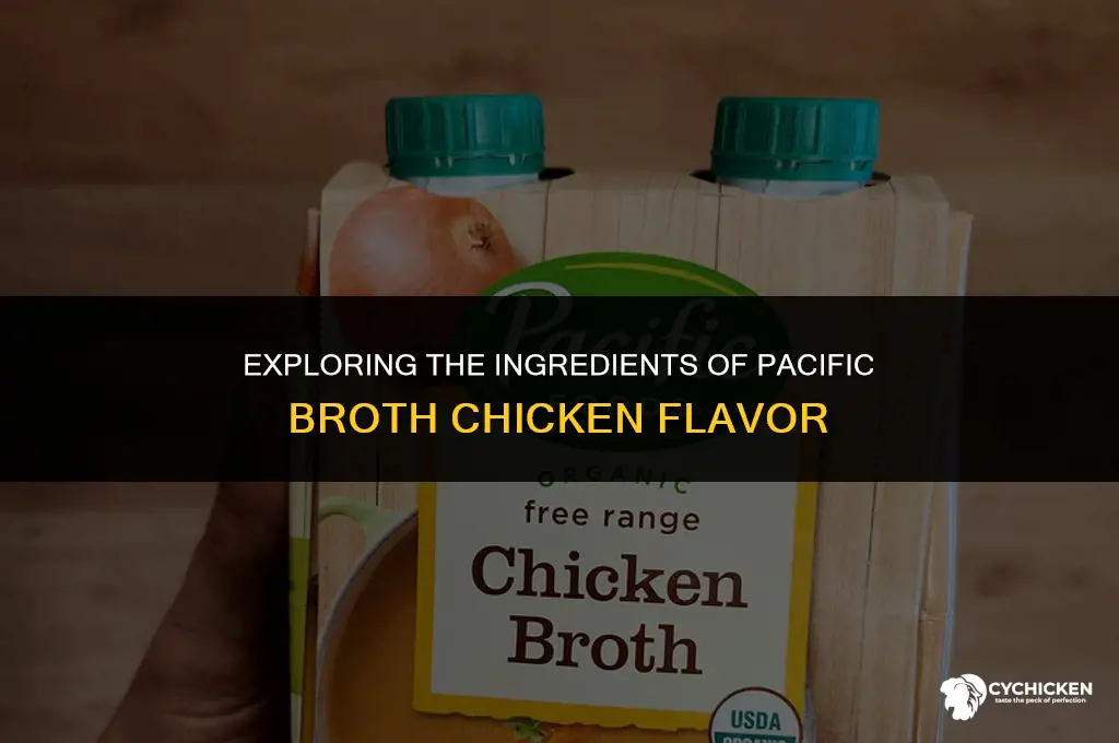 what is pacific broth chicken flavor made from