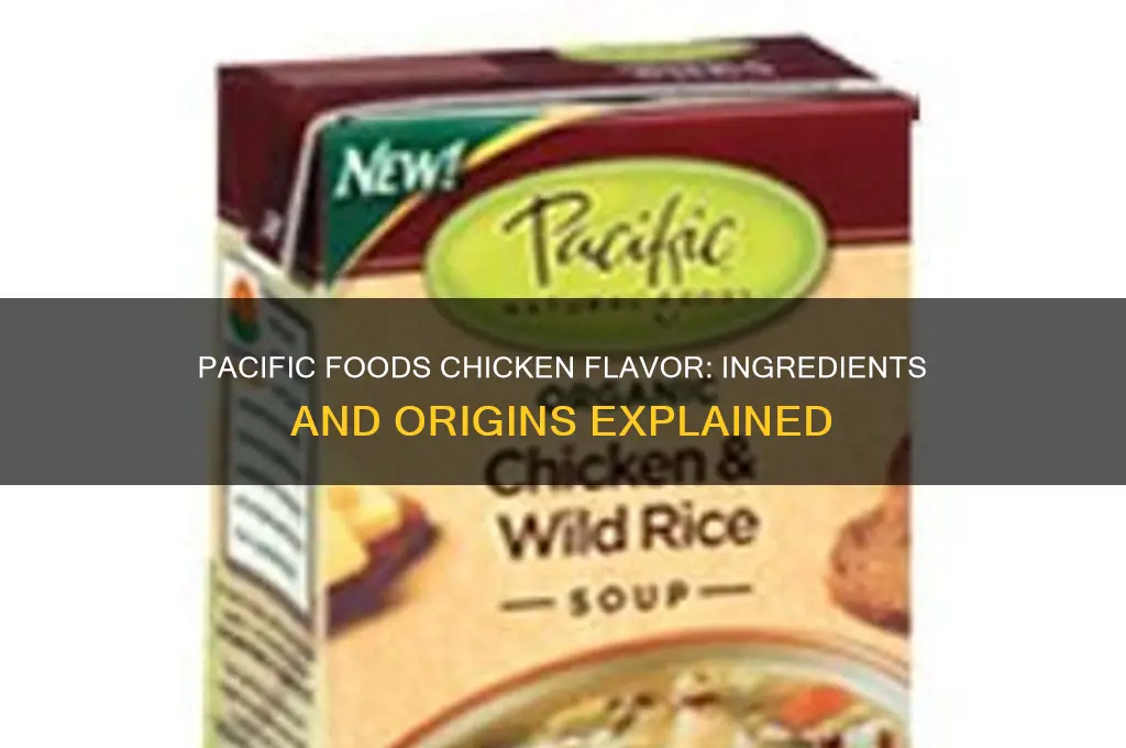 what is pacific foods chicken flavor made from