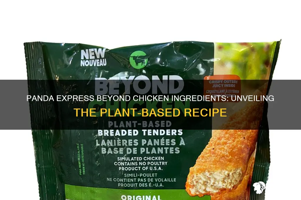 what is panda express beyond chicken made of