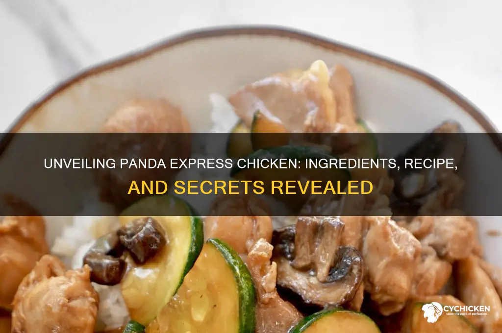 what is panda express chicken made of