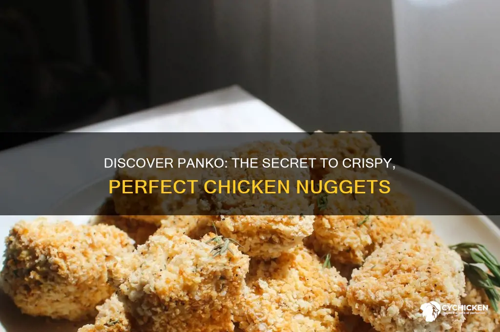 what is panko in chicken nuggets