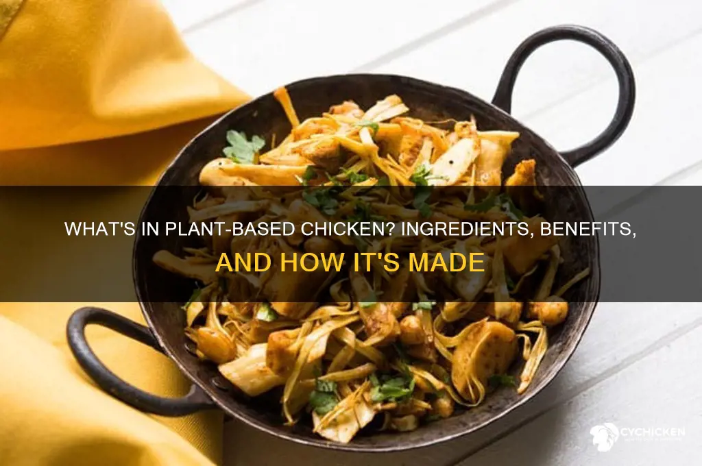 what is plant based chicken made of