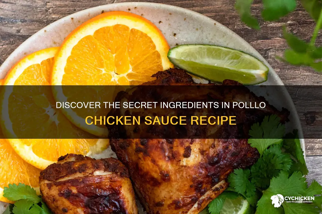 what is polllo chicken sauce made of