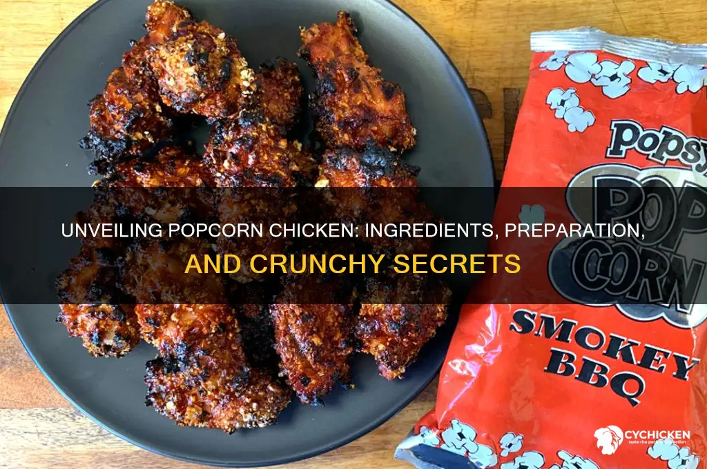 what is popcorn chicken made out of