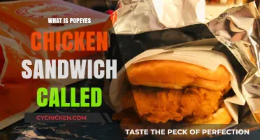 Popeyes Chicken Sandwich Name: Unveiling the Iconic Menu Item's Title